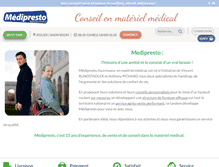 Tablet Screenshot of medipresto.com